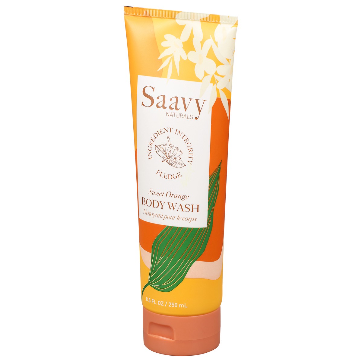 slide 5 of 9, Saavy Naturals Wash Body Sweet Orange, 1 ct