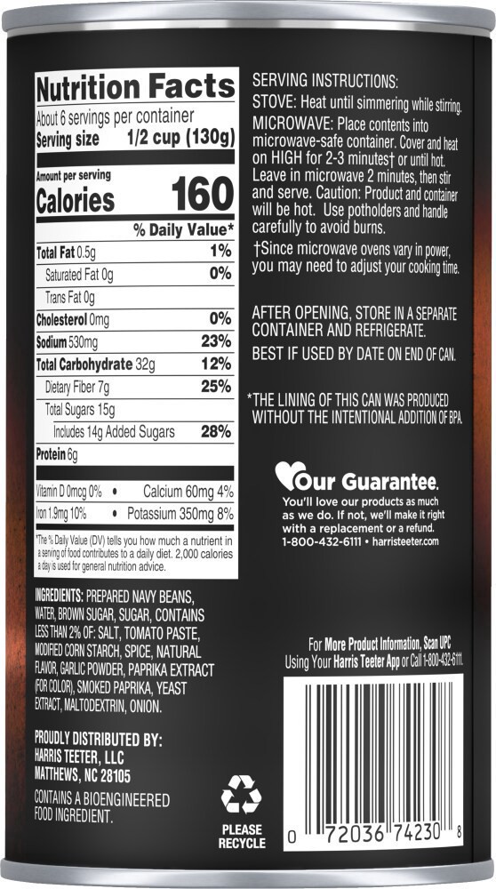 slide 4 of 4, Harris Teeter® Spicy Baked Beans Can, 28 oz