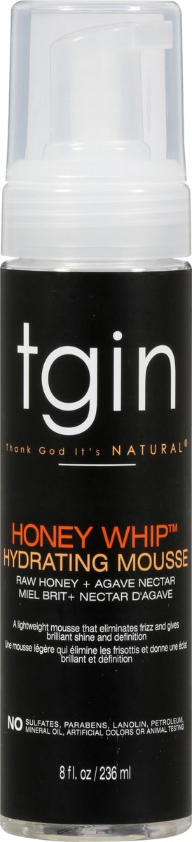 slide 6 of 9, TGIN Honey Whip Raw Honey + Agave Nectar Hydrating Mousse 8 fl oz, 8 fl oz