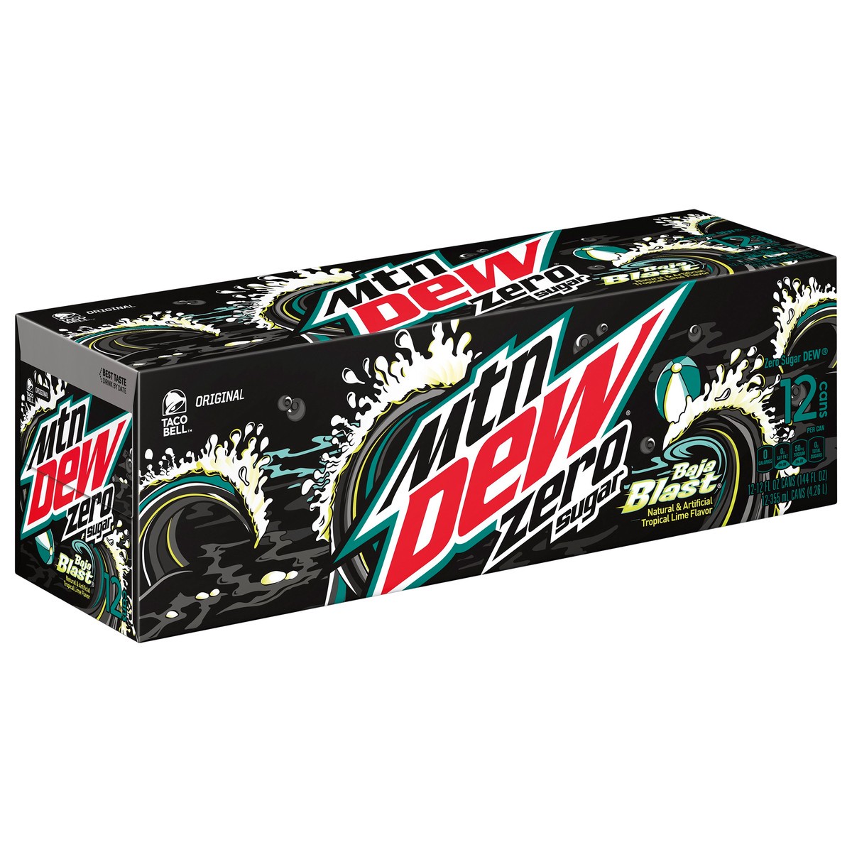 slide 4 of 9, Mountain Dew Soda, 144 fl oz