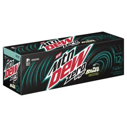 Mountain Dew Zero Sugar DEW Baja Blast Natural And Artificial Tropical Lime Flavor 12 Fl Oz 12 Count Can