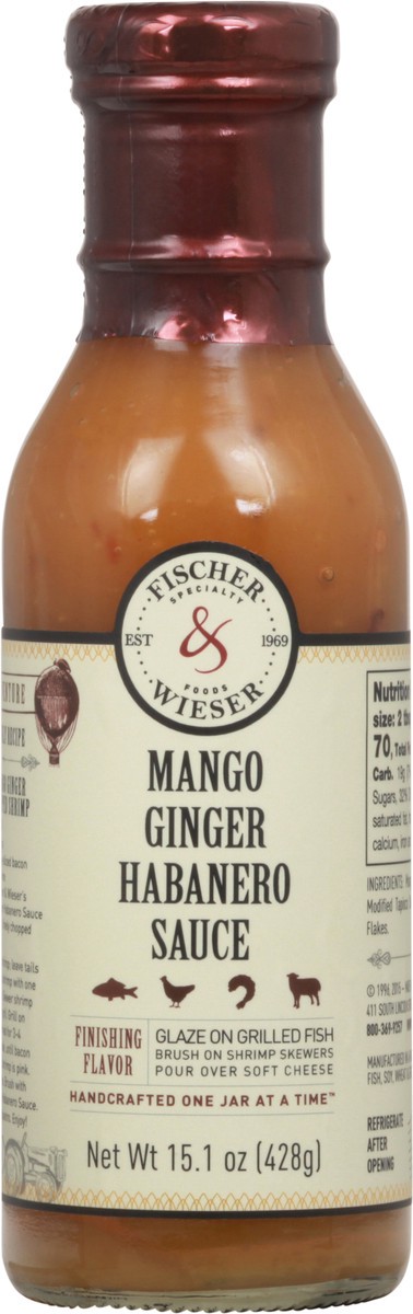 slide 10 of 13, Fischer & Wieser Ginger Mango Habanero Sauce 15.1 oz, 15.1 oz