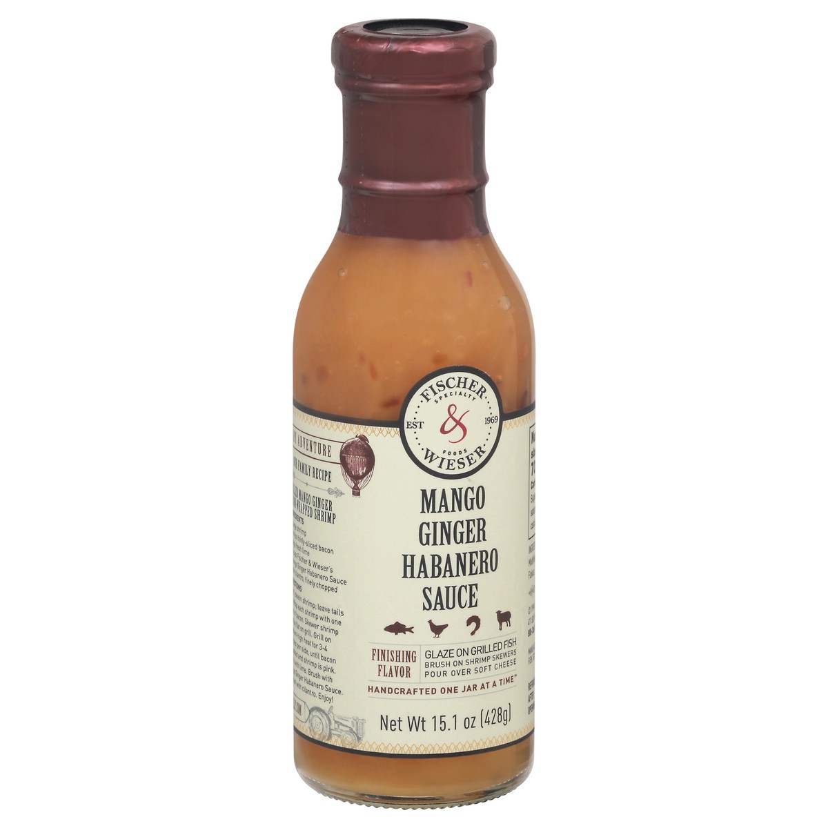 slide 2 of 13, Fischer & Wieser Ginger Mango Habanero Sauce 15.1 oz, 15.1 oz