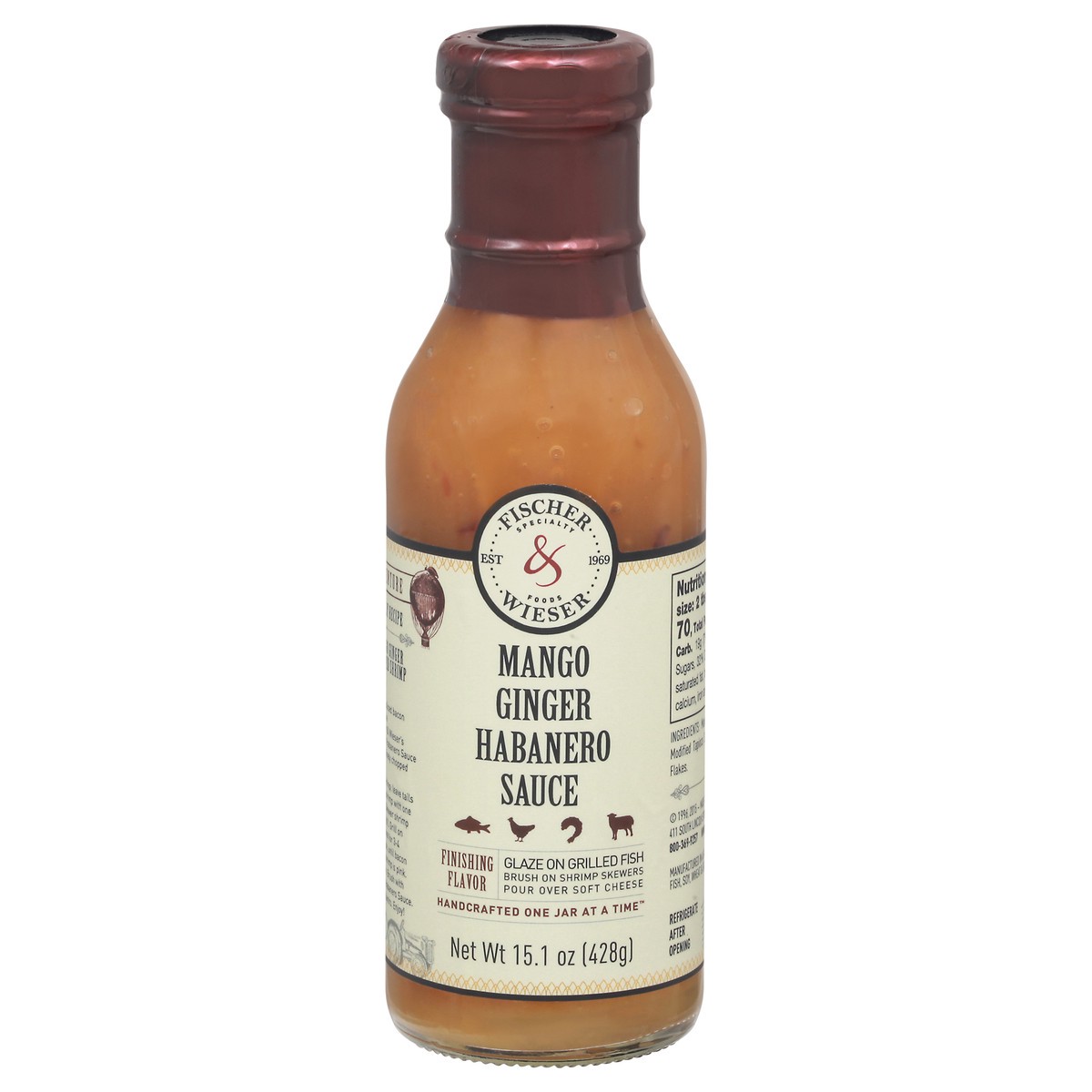 slide 3 of 13, Fischer & Wieser Ginger Mango Habanero Sauce 15.1 oz, 15.1 oz