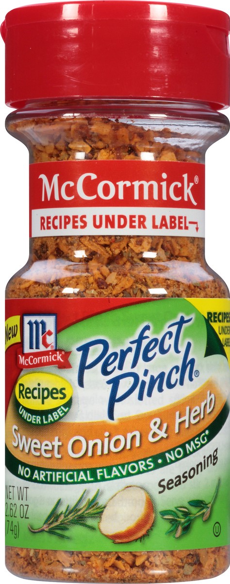McCormick Perfect Pinch Sweet Onion & Herb Seasoning 2.62 oz