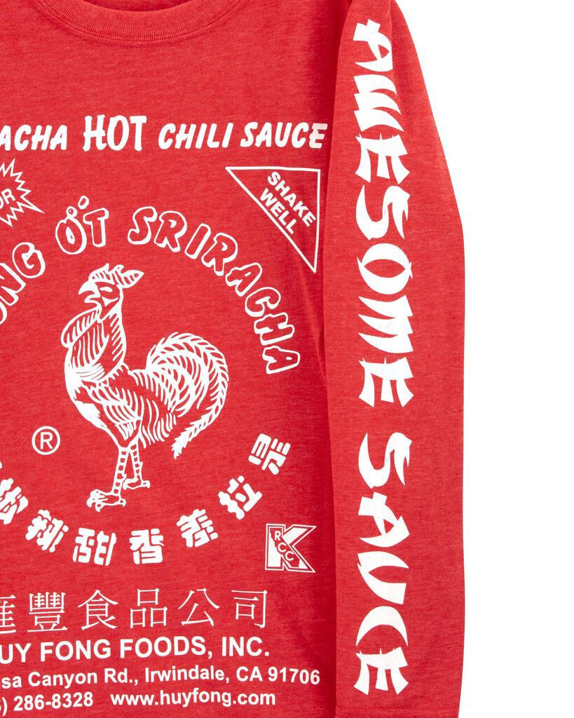 slide 3 of 3, Oshkosh Kid Siracha Cotton Long-Sleeve Graphic Tee - Red Red 12, 1 ct