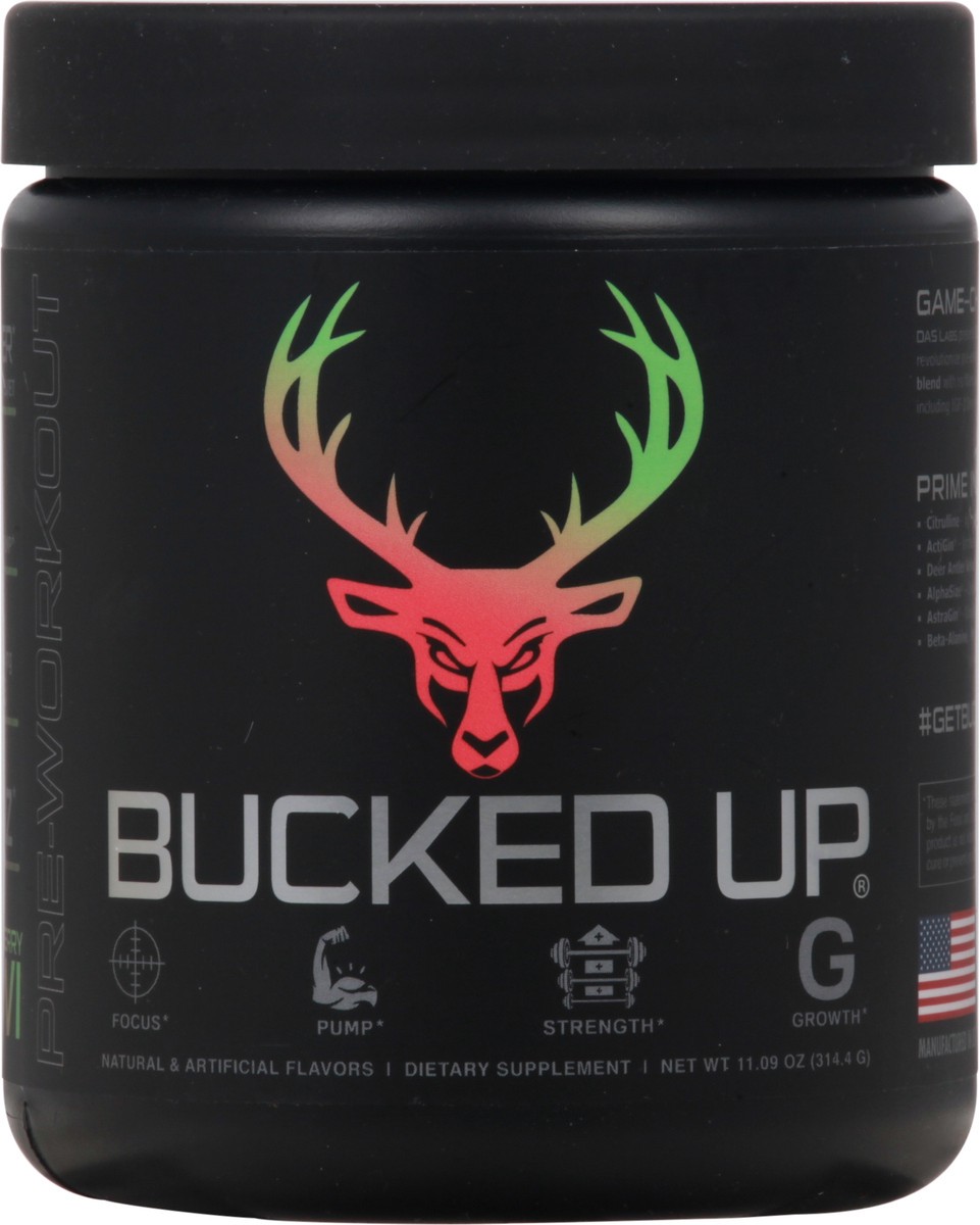 slide 6 of 9, Bucked Up Strawberry Kiwi Pre-Workout 11.09 oz, 11.09 oz