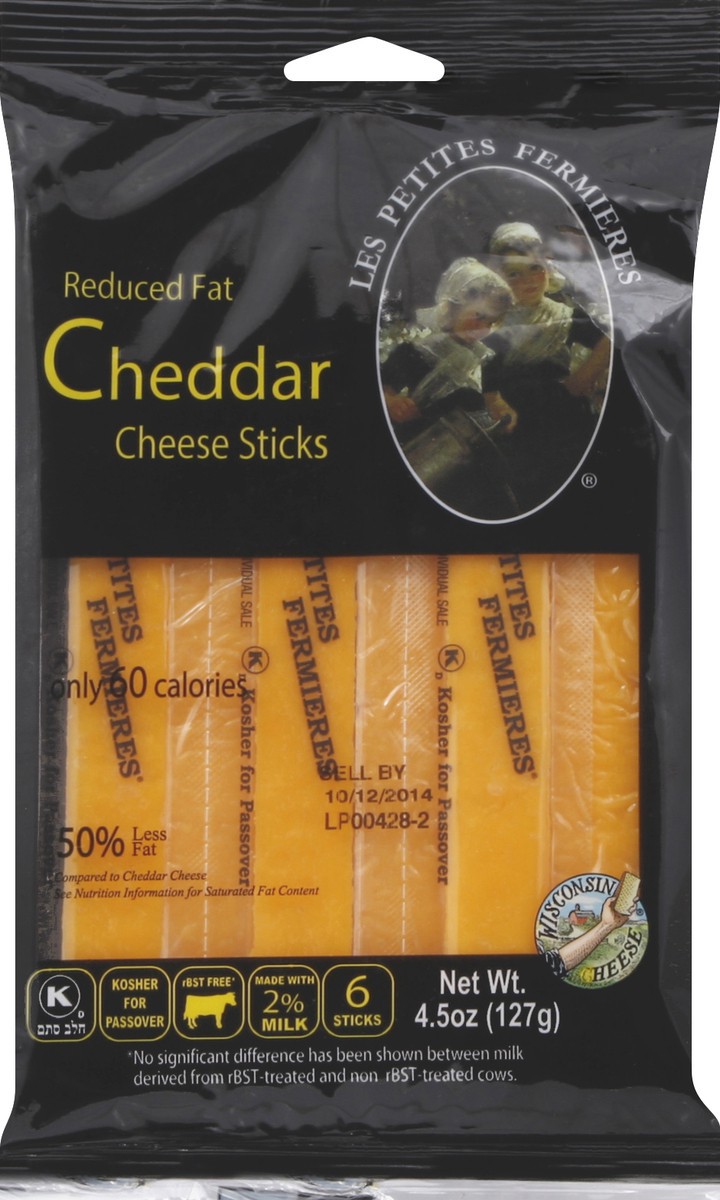 slide 2 of 3, Les Petites Fermieres Cheddar Sticks, 4.5 oz