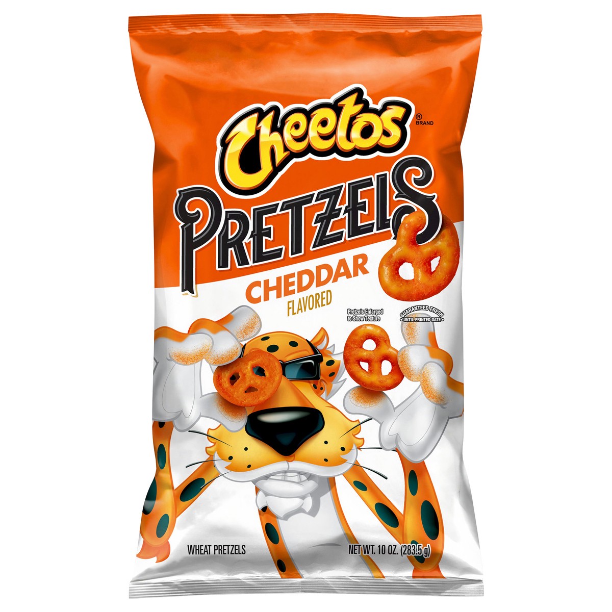 slide 2 of 2, Cheetos Wheat Pretzels, Cheddar Flavored, 10 oz
