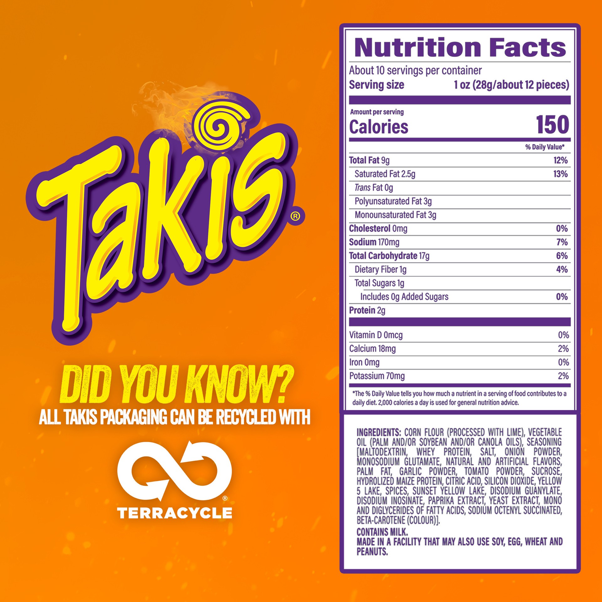 slide 2 of 5, Takis Hot Nacho Explosion Tortilla Chips 9.9 oz, 9.9 oz