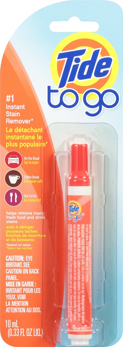 slide 12 of 12, Tide To Go Instant Stain Remover Pen 0.33 fl oz, 0.33 fl oz