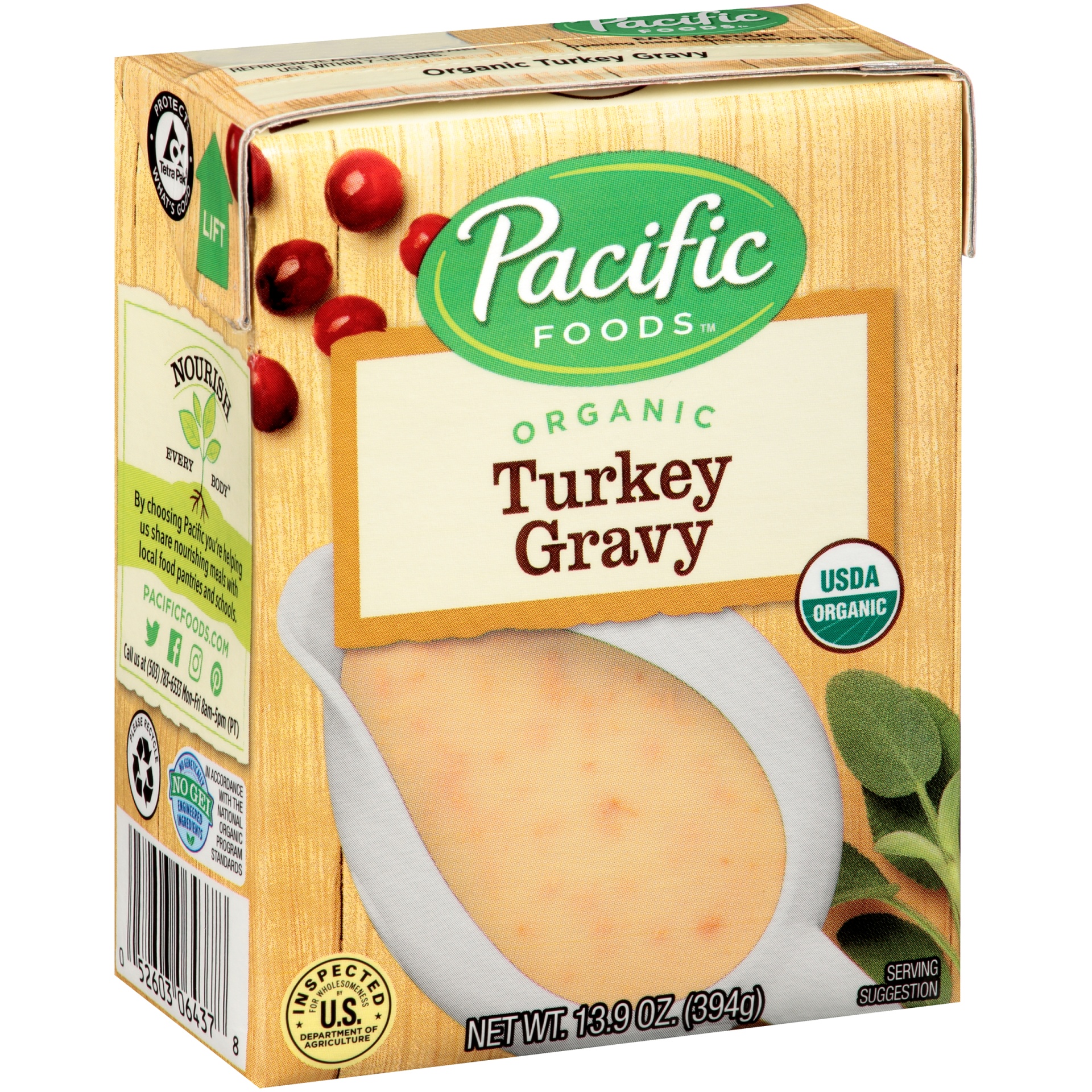 slide 1 of 1, Pacific Foods Organic Turkey Gravy, 13.9 oz