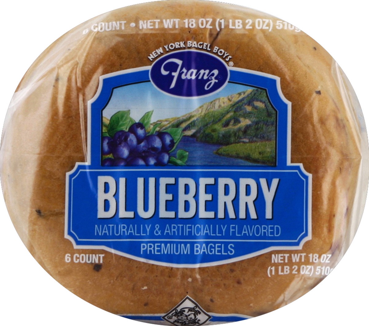 slide 6 of 6, Franz Bagel Boys Blueberry Bagels, 6 ct; 20 oz