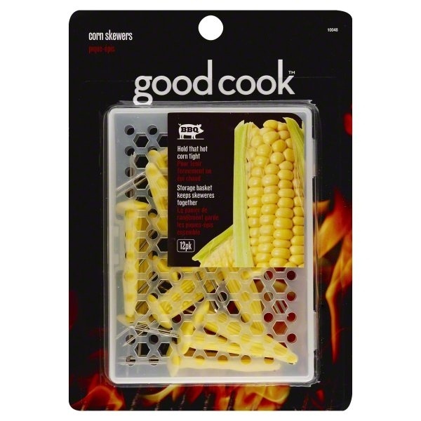 slide 1 of 1, Good Cook Corn Skewers 12 ea, 12 ct