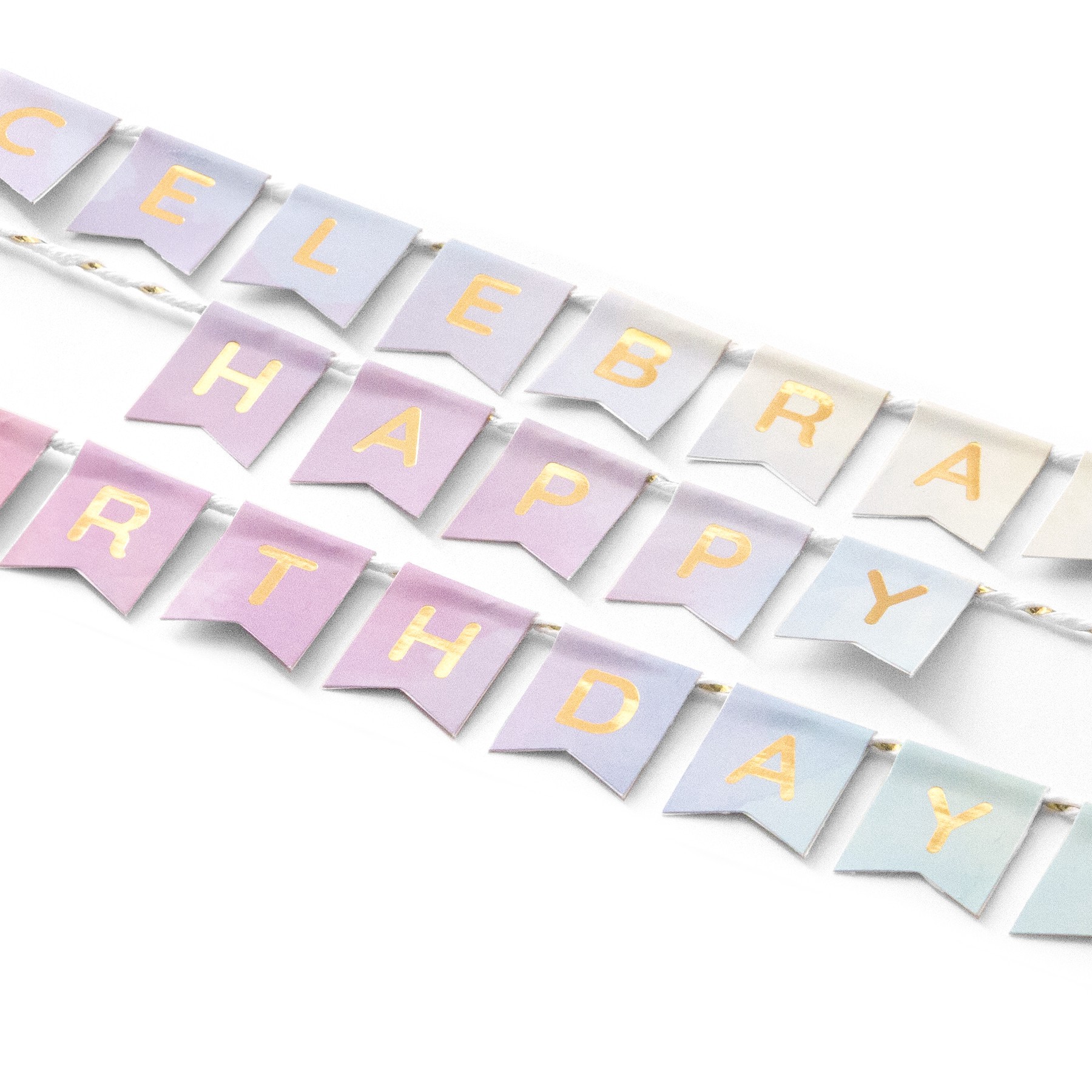 slide 3 of 4, Watercolor Celebration Banner Dimensional Stickers By Recollections, 3.875 in x 7 in