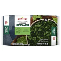 Giant Eagle Chopped Spinach Box