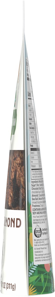 slide 7 of 9, Cascadian Farm Organic Granola, Dark Chocolate Almond Cereal, Resealable Pouch, 11 oz, 11 oz