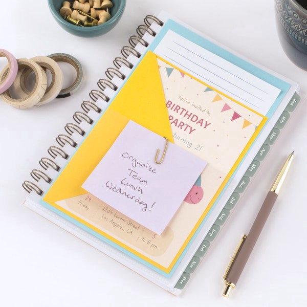 slide 6 of 10, Cambridge® Serene 2026 Weekly Monthly Planner, Small, 5 1/2"" x 8 1/2"", 1 ct
