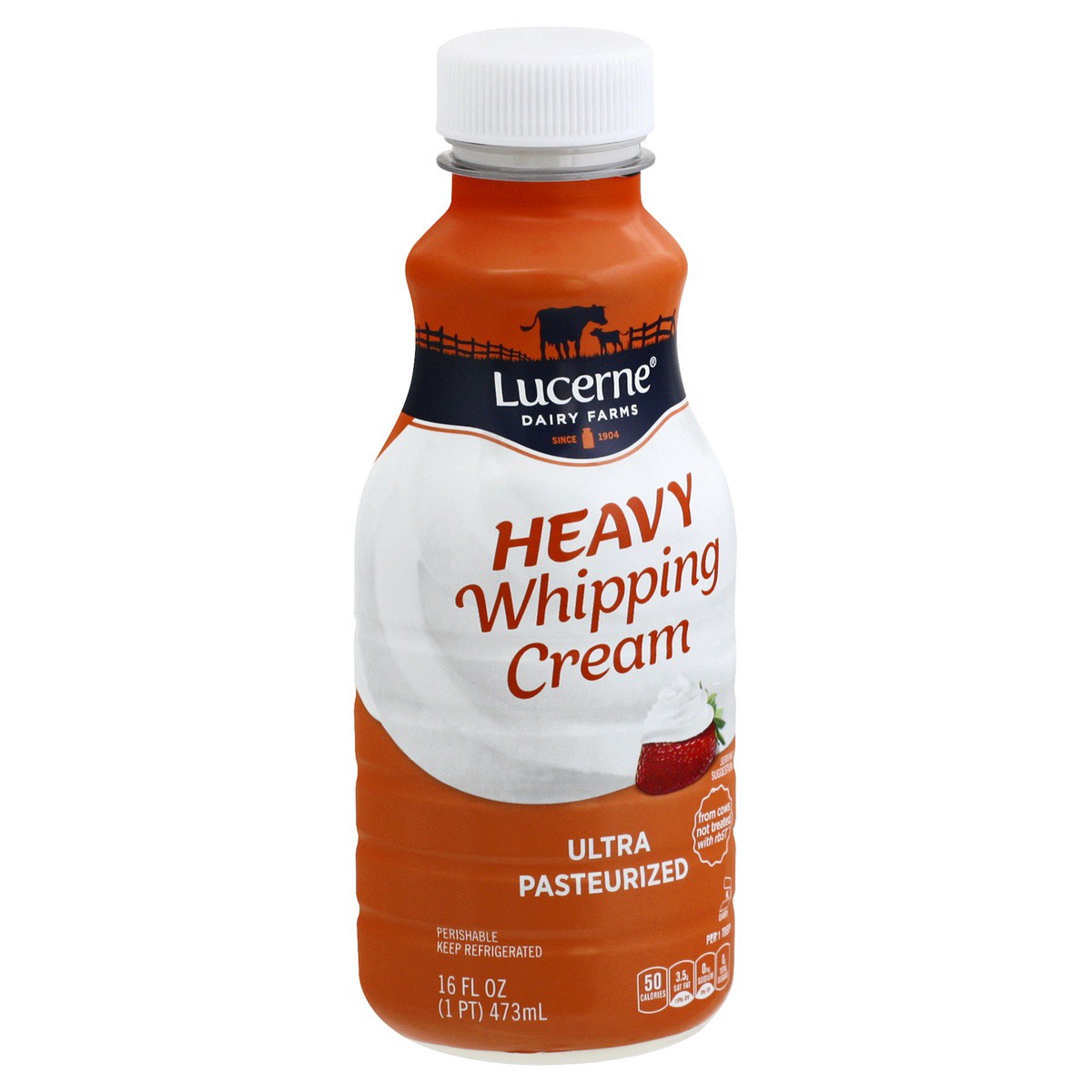 slide 2 of 9, Lucerne Dairy Farms Heavy Whipping Cream, 1 pint