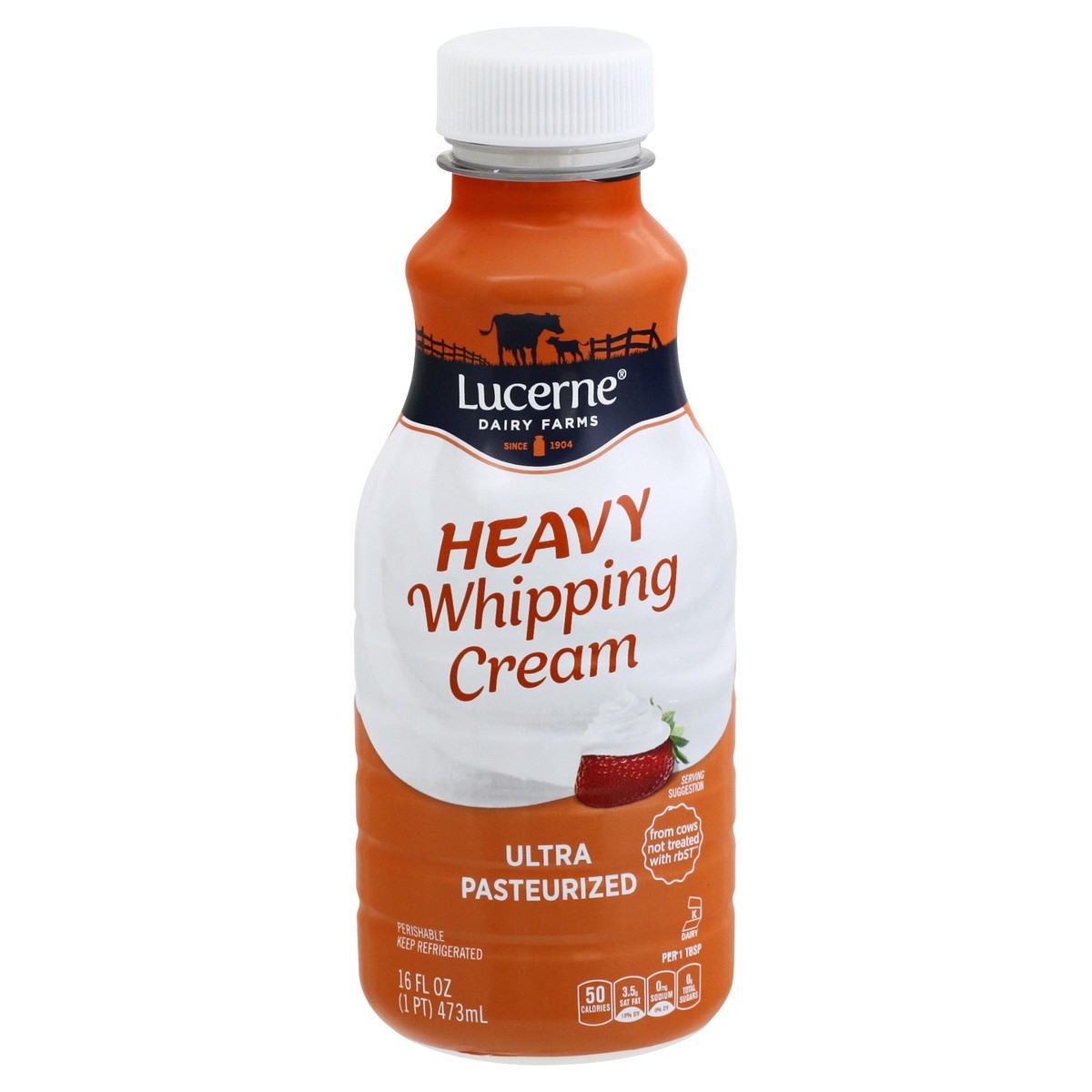 slide 1 of 9, Lucerne Dairy Farms Heavy Whipping Cream, 1 pint
