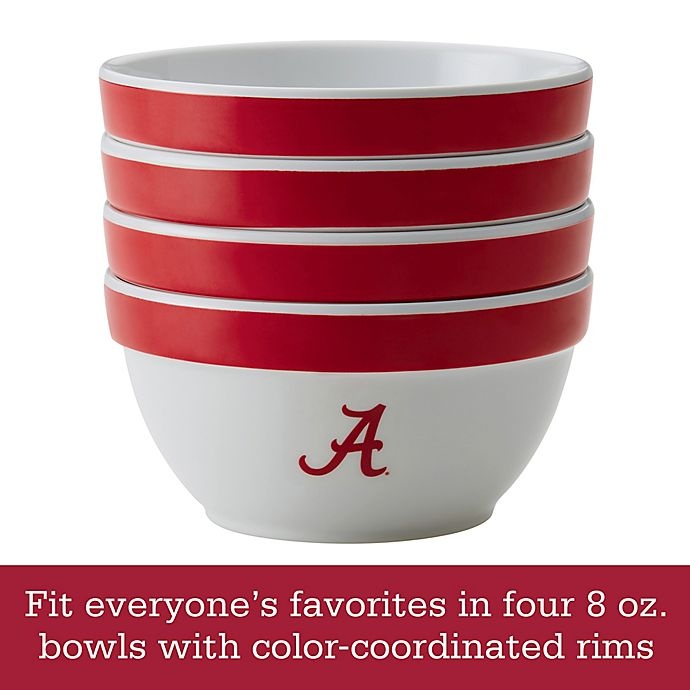 slide 12 of 12, NCAA University of Alabama Party Bowl Set, 4 ct