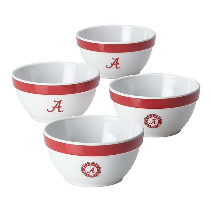 slide 1 of 12, NCAA University of Alabama Party Bowl Set, 4 ct