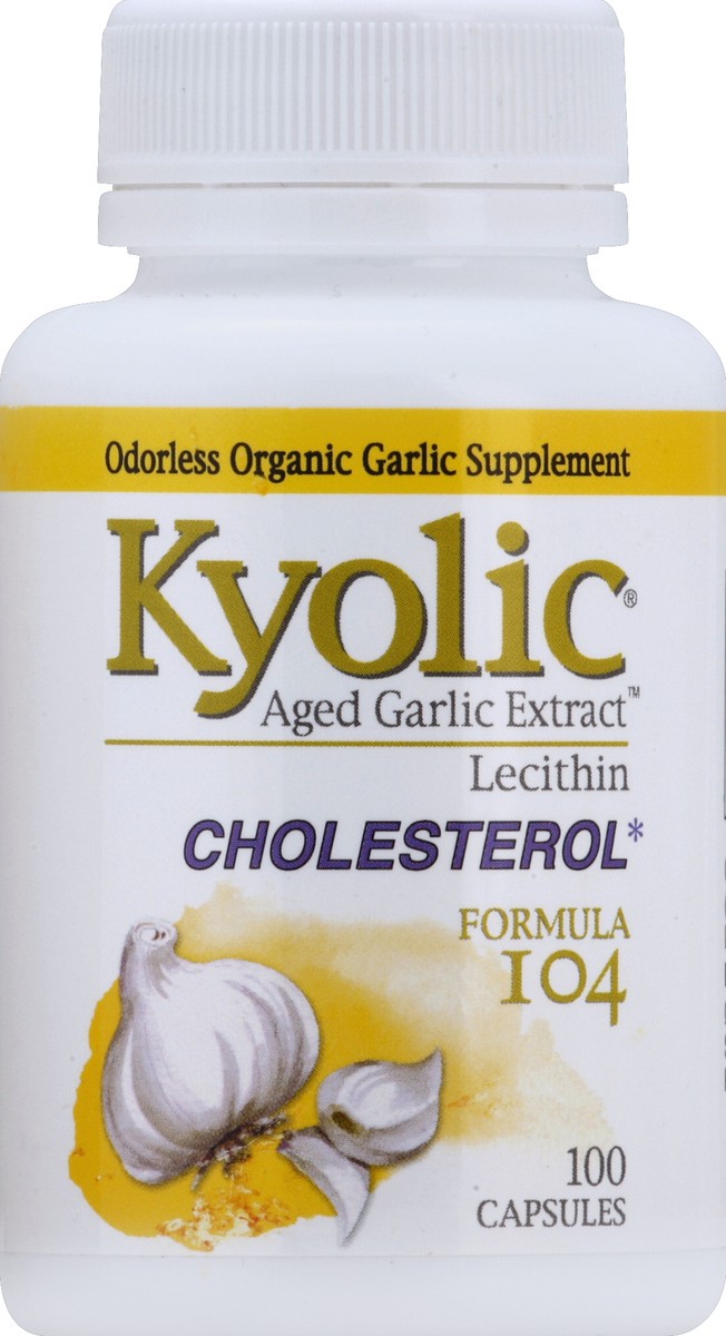 slide 1 of 1, Kyolic Caplets Garlic Lecithin, 100 ct