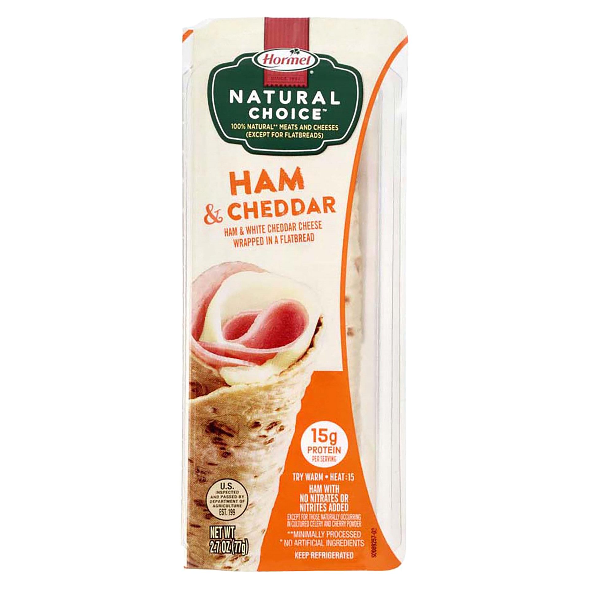 slide 1 of 1, Hormel Natural Choice Ham And Cheeze Wrap, 2.7 oz