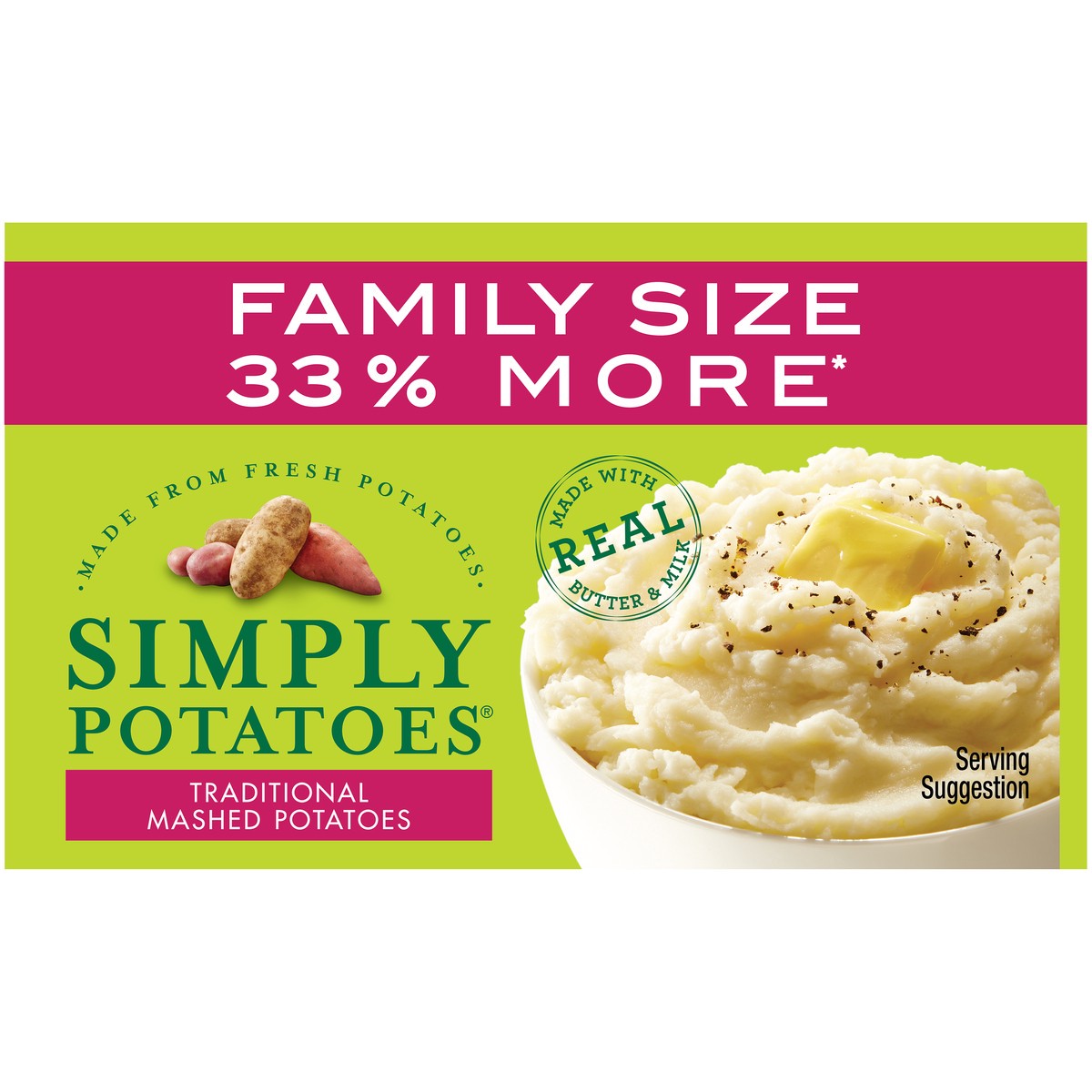 Simply Potatoes Family Size Mashed Potatoes 32 oz