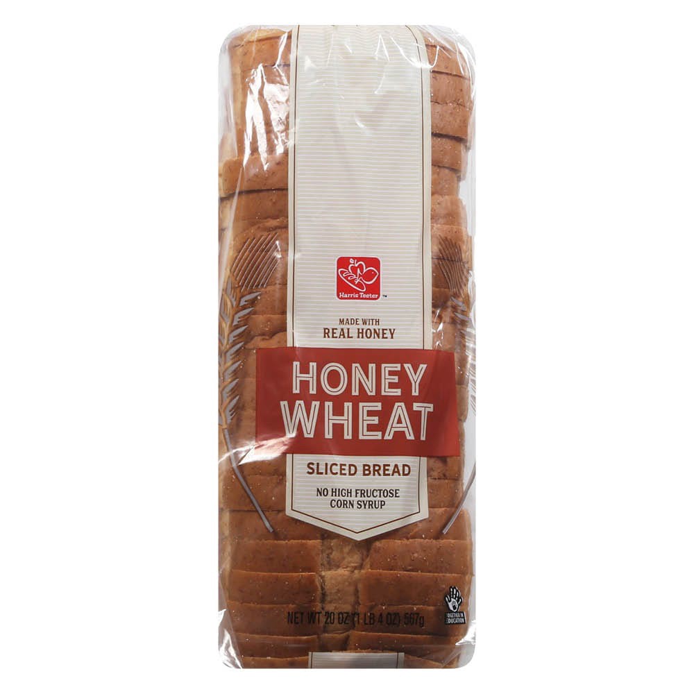 slide 1 of 6, Harris Teeter™ Honey Wheat Sliced Bread, 20 oz