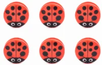 Kikkerland Ladybug Bag Clips