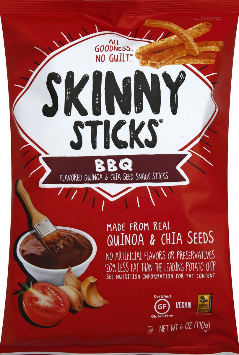 slide 5 of 6, Skinny Stix - BBQ, 7 oz