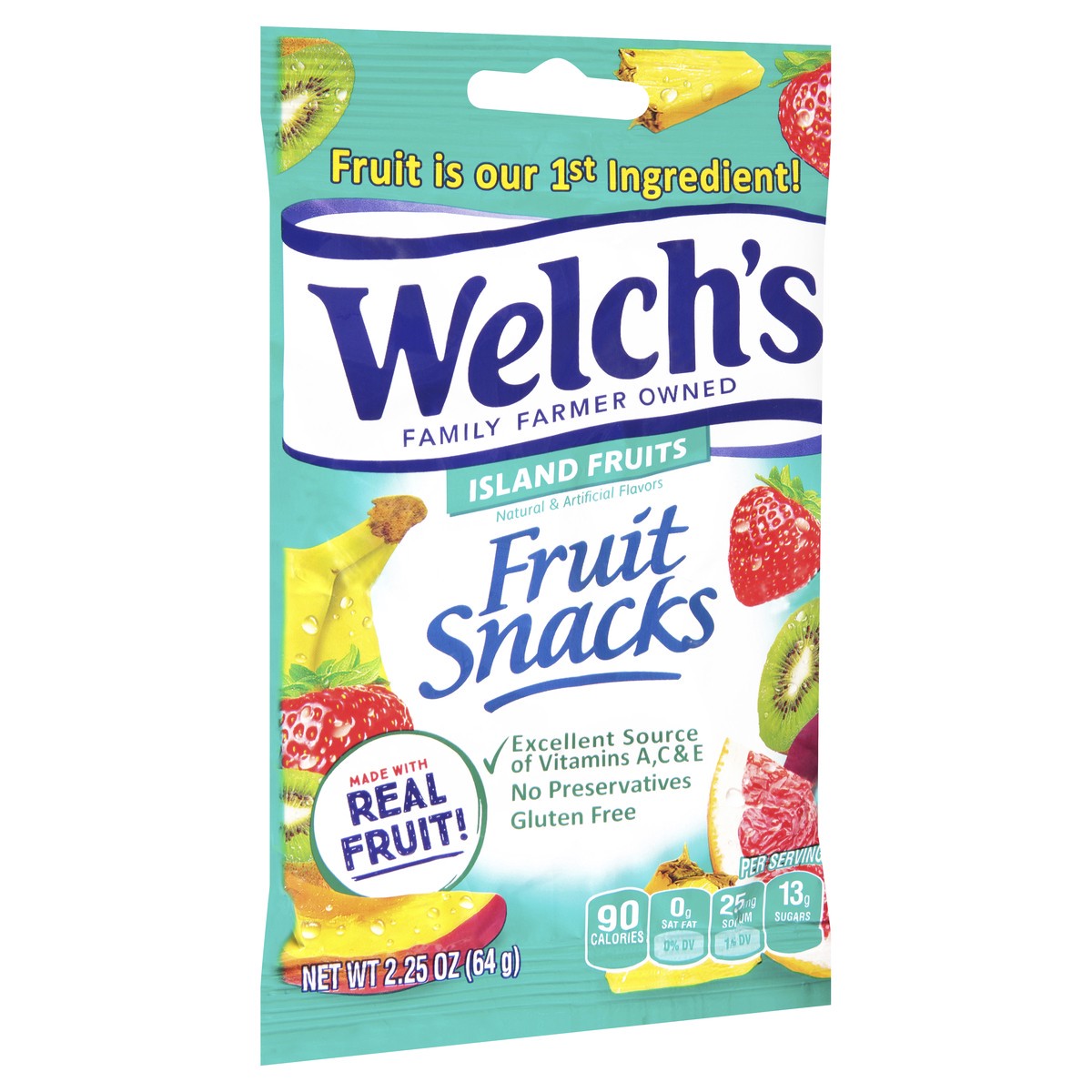 slide 6 of 9, Welch's Island Fruits Fruit Snacks 2.25oz, 2.25 oz