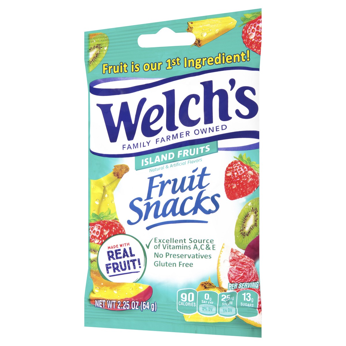 slide 2 of 9, Welch's Island Fruits Fruit Snacks 2.25oz, 2.25 oz