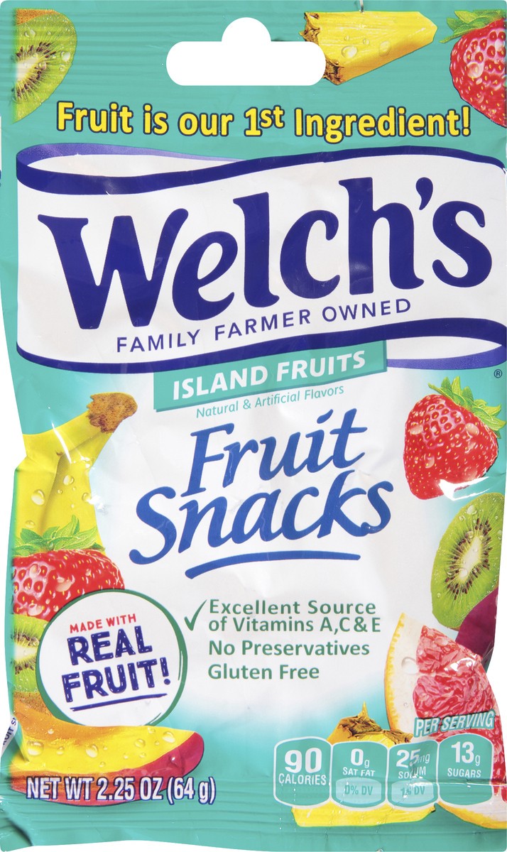 slide 7 of 9, Welch's Island Fruits Fruit Snacks 2.25oz, 2.25 oz