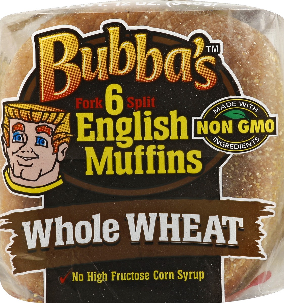 slide 4 of 5, Bubbas English Muffins 6 ea, 6 ct