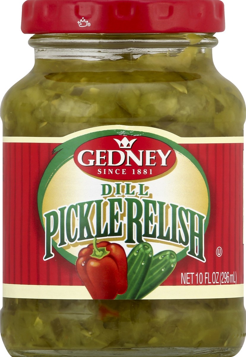 slide 1 of 1, Gedney Dill Relish, 9.75 oz