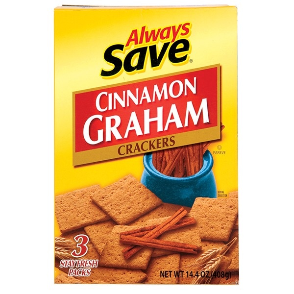 slide 1 of 1, Always Save Cinnamon Grahams, 14.4 oz