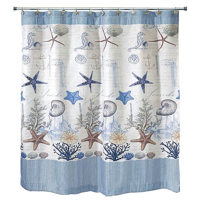 slide 1 of 2, Avanti Antigua Shower Curtain, 70 in x 84 in