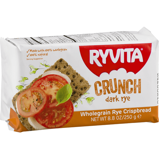 slide 2 of 9, Ryvita Dark Rye Crispbread, 8.8 oz