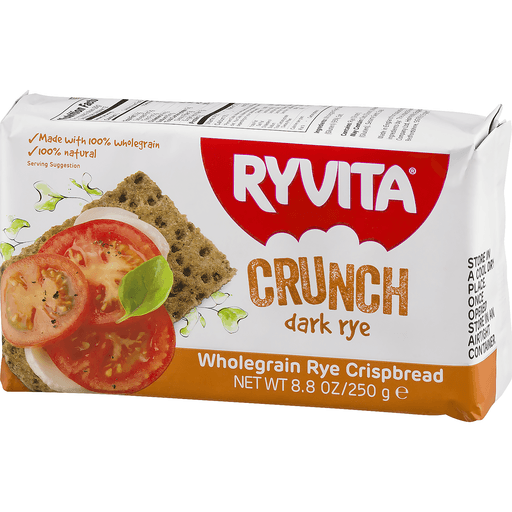 slide 3 of 9, Ryvita Dark Rye Crispbread, 8.8 oz