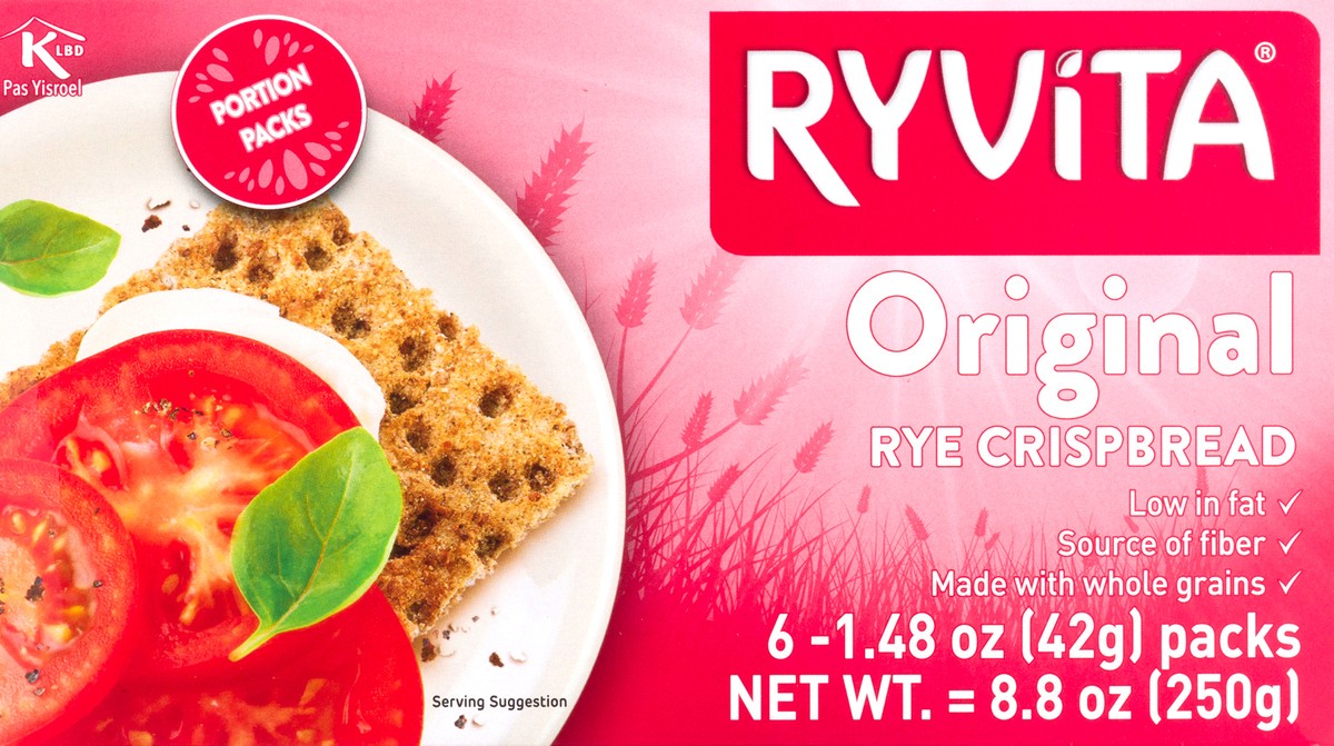 slide 6 of 9, Ryvita Dark Rye Bread Crisp, 8.8 oz