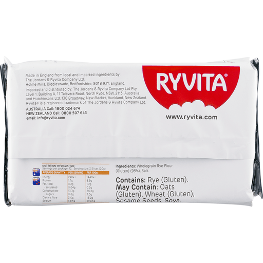 slide 7 of 9, Ryvita Dark Rye Crispbread, 8.8 oz