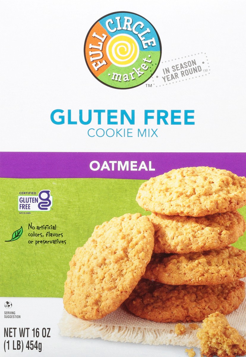 slide 8 of 15, Full Circle Market Gluten Free Oatmeal Cookie Mix 16 oz, 16 oz