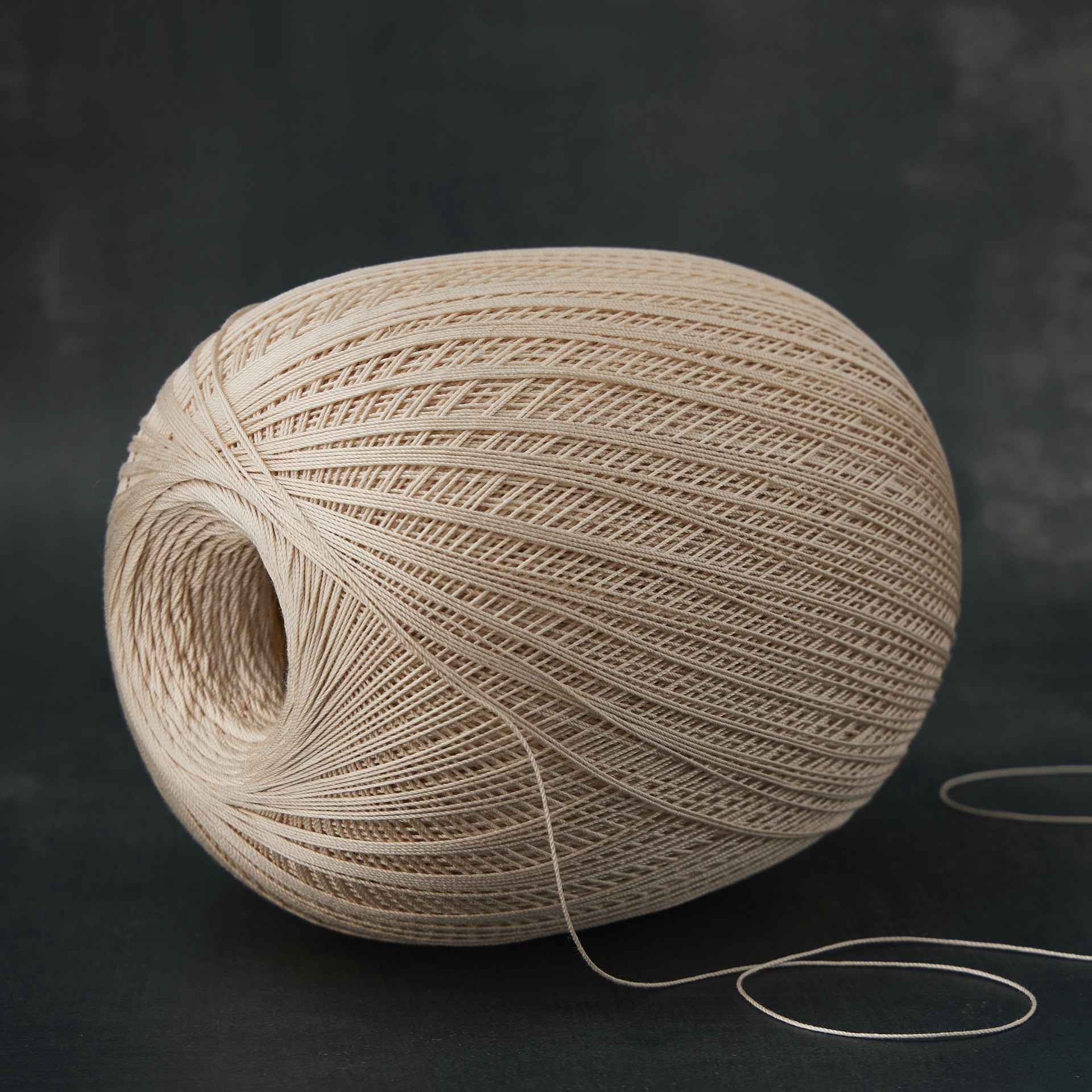 slide 2 of 5, Coats Aunt Lydia's Jumbo Crochet Cotton Thread, Natural, 2730 yd