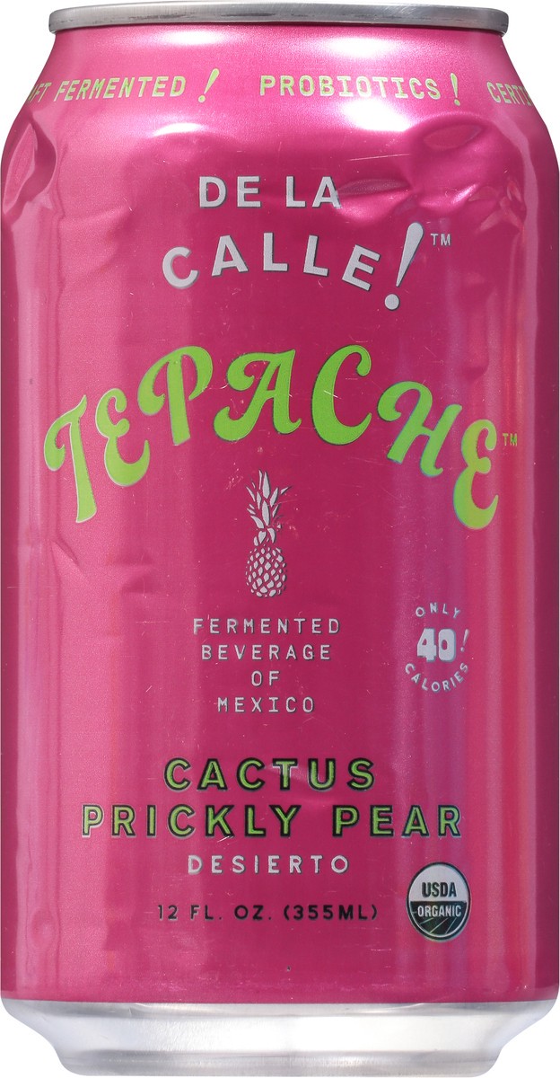 slide 6 of 9, De La Calle! Cactus Prickly Pear Desierto Tepache 1 fl oz, 1 fl oz