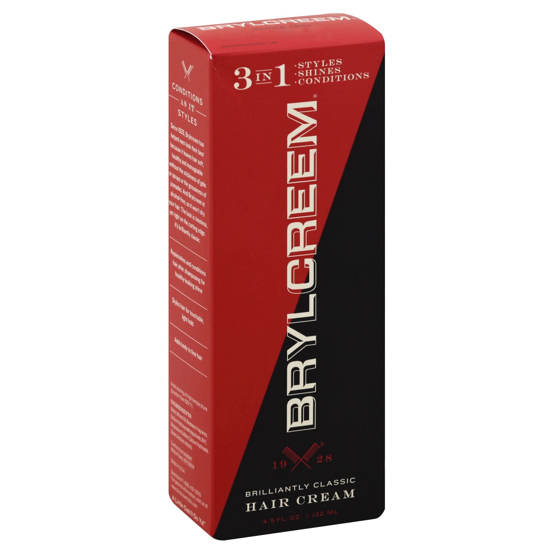 slide 1 of 1, Brylcreem Hair Cream, 4.5 oz