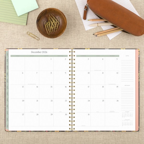 slide 2 of 10, Cambridge Pen+Pillar for Cambridge® Weekly Monthly Planners, Monarch, PP2290526, 1 ct