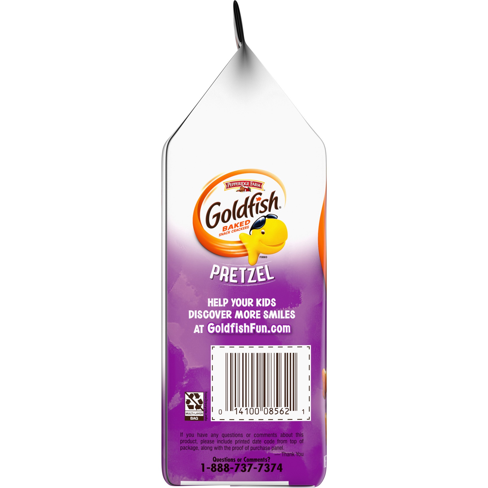 slide 4 of 5, Goldfish Pretzel Baked Snack Crackers, 8.000 oz