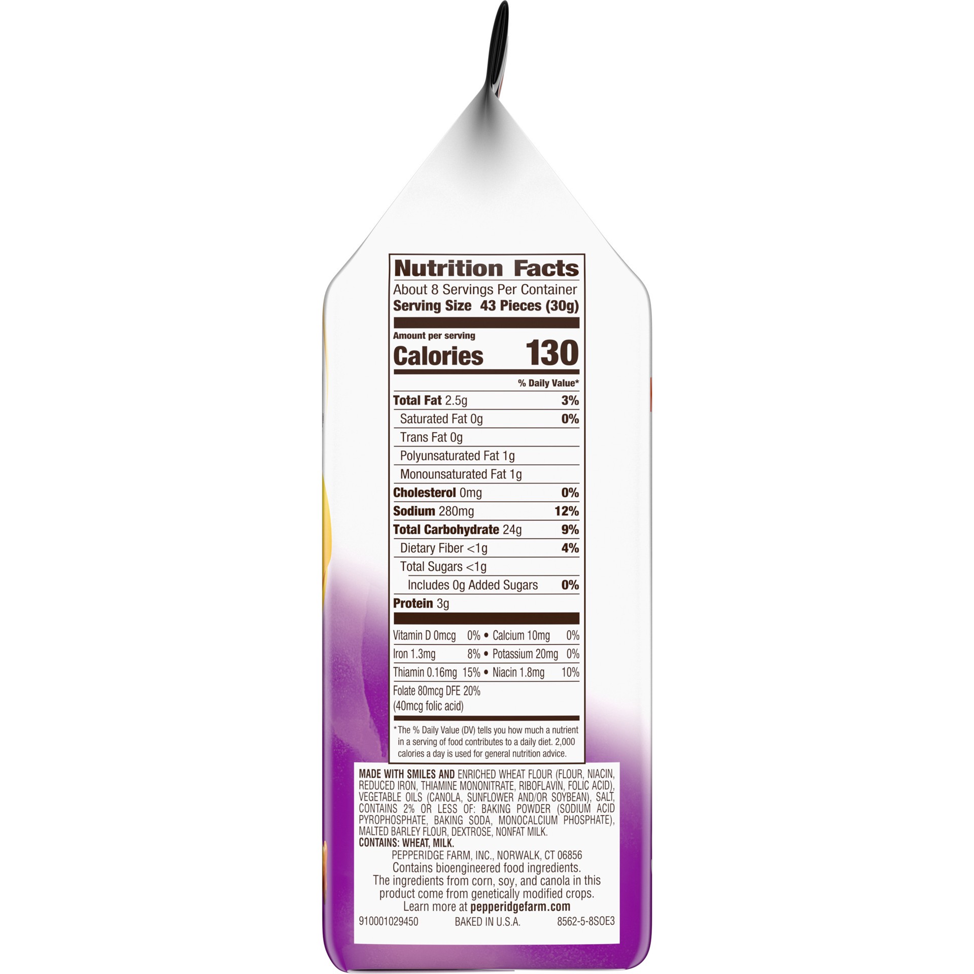 slide 5 of 5, Goldfish Pretzel Baked Snack Crackers, 8.000 oz